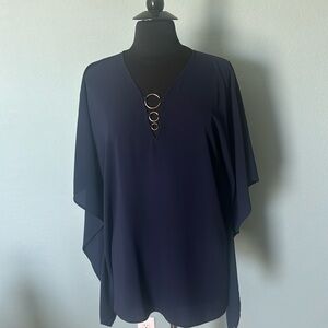 Michael Kors shrug top, Navy
